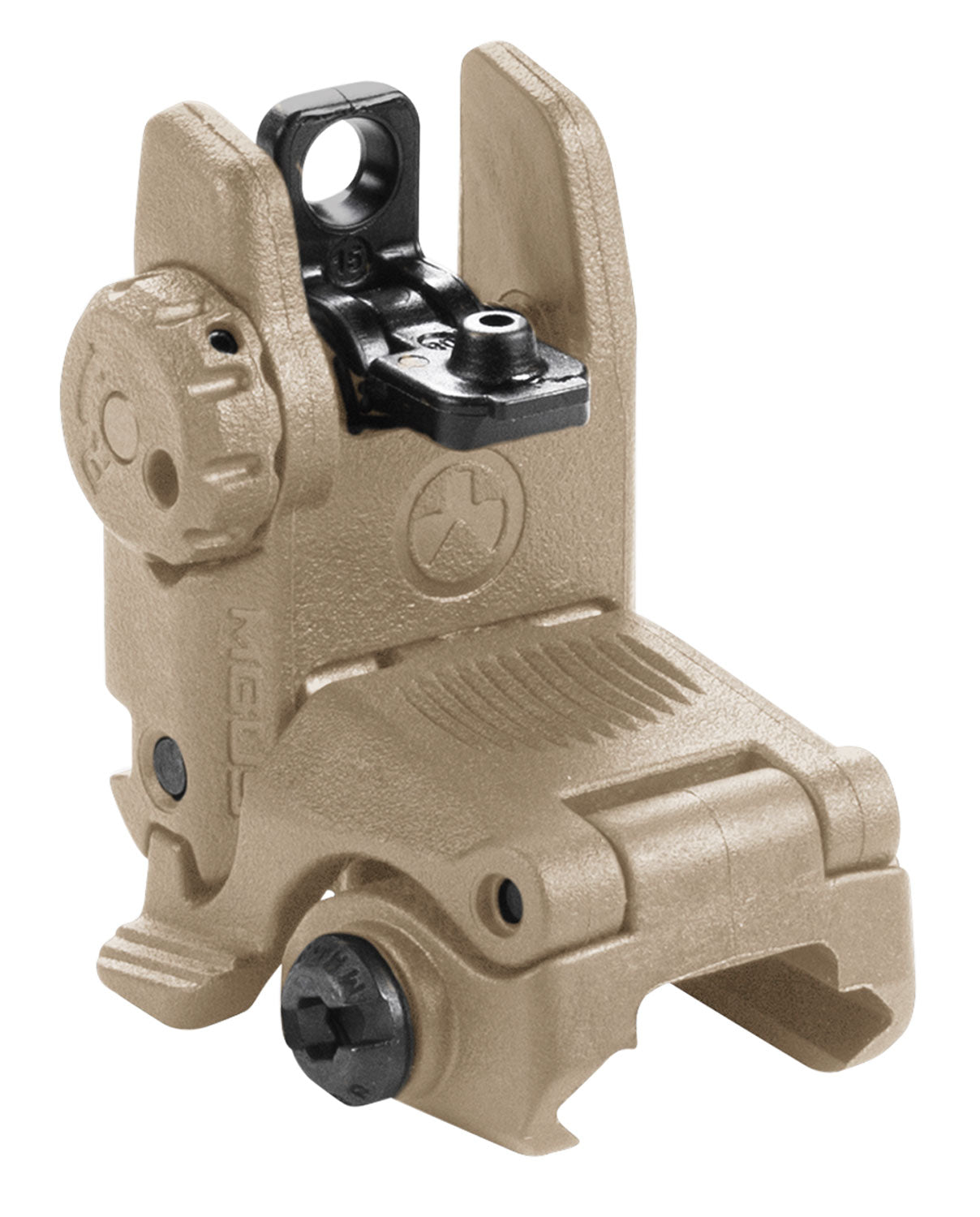 Magpul MAG248-FDE MBUS Polymer Flip-Up Rear Iron Sight Flat Dark Earth AR-15/M16