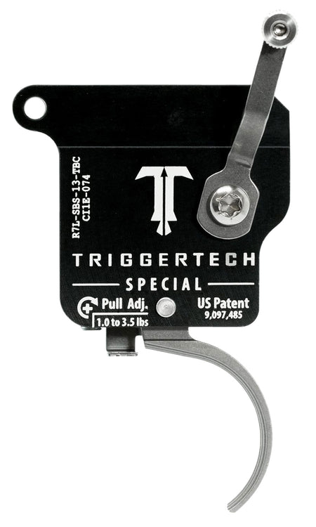 TriggerTech R7LSBS13TBC Rem 700 Left-Hand Special Single-Stage Curved Drop-In Trigger 1-3.5 lbs
