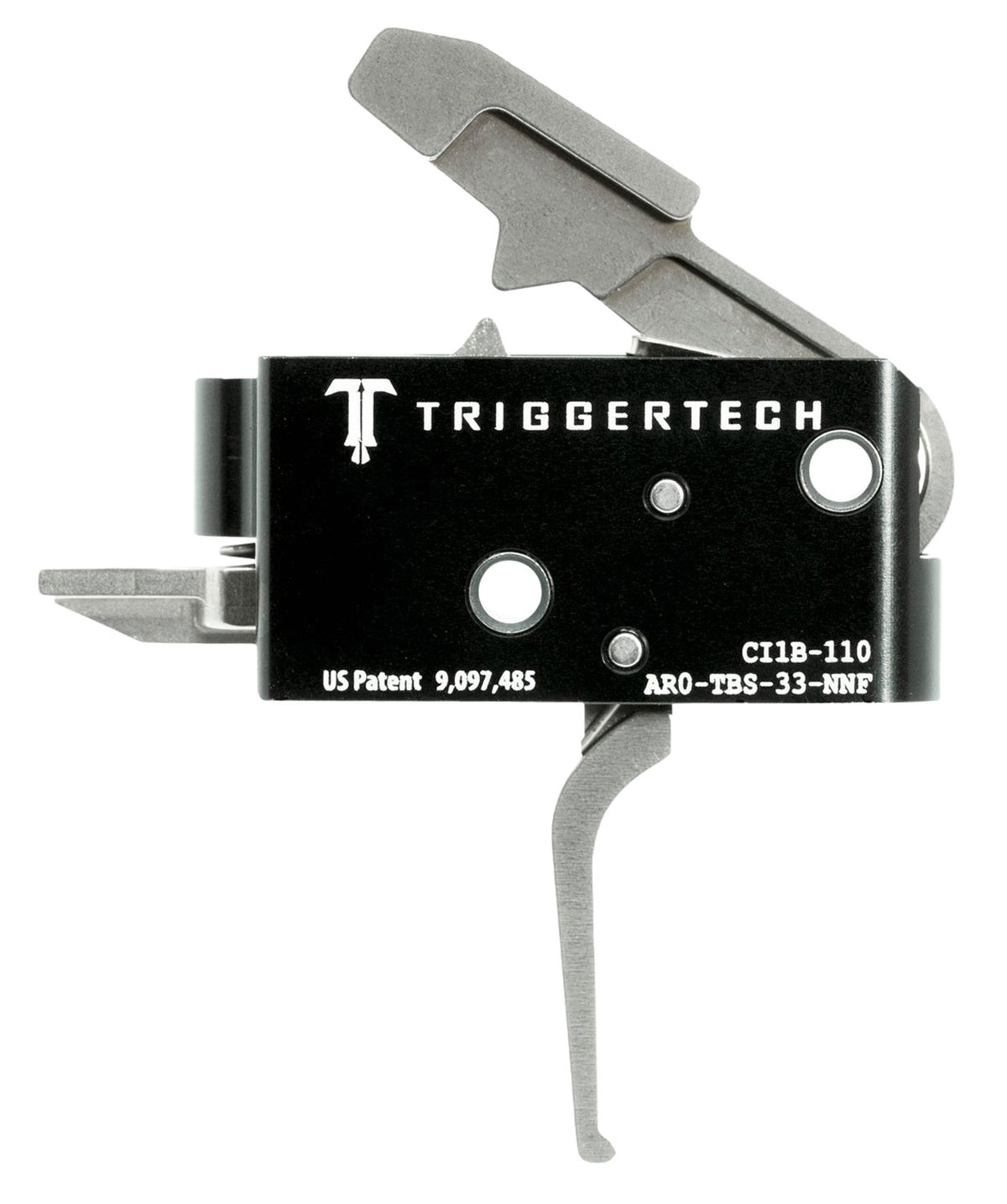 TriggerTech AR0TBS33NNF AR-15 Competitive Primary Two-Stage Flat Drop-In Trigger 3.5 lbs