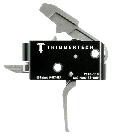 TriggerTech AR0TBS33NNF AR-15 Competitive Primary Two-Stage Flat Drop-In Trigger 3.5 lbs