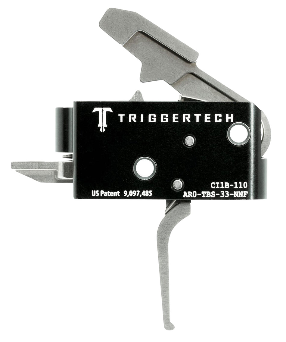 TriggerTech AR0TBS33NNF AR-15 Competitive Primary Two-Stage Flat Drop-In Trigger 3.5 lbs