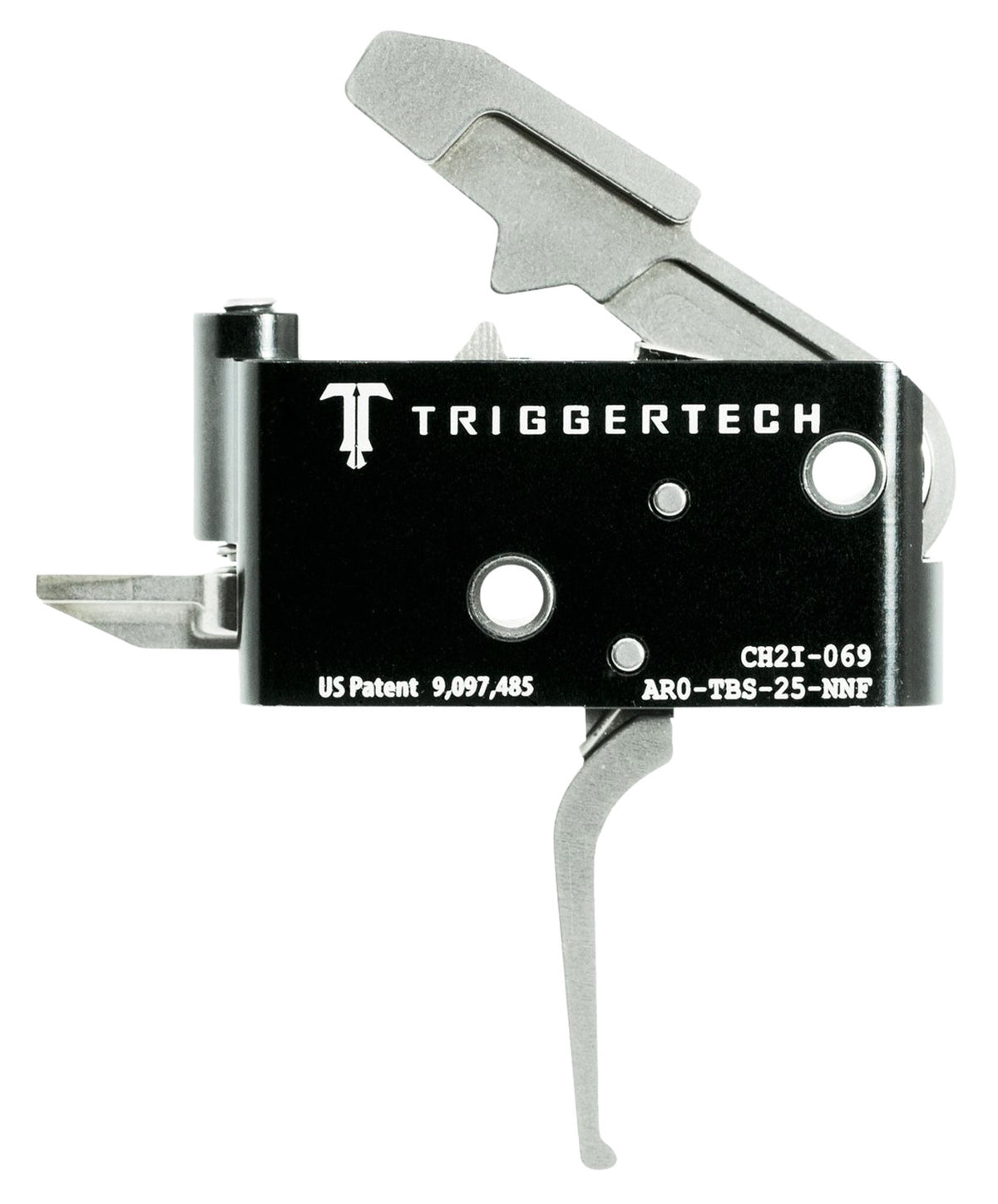 TriggerTech AROTBS25NNF AR-15 Adaptable Two-Stage Flat Drop-In Trigger Adjustable 2.5-5 lbs