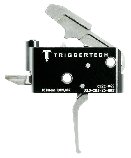 TriggerTech AROTBS25NNF AR-15 Adaptable Two-Stage Flat Drop-In Trigger Adjustable 2.5-5 lbs
