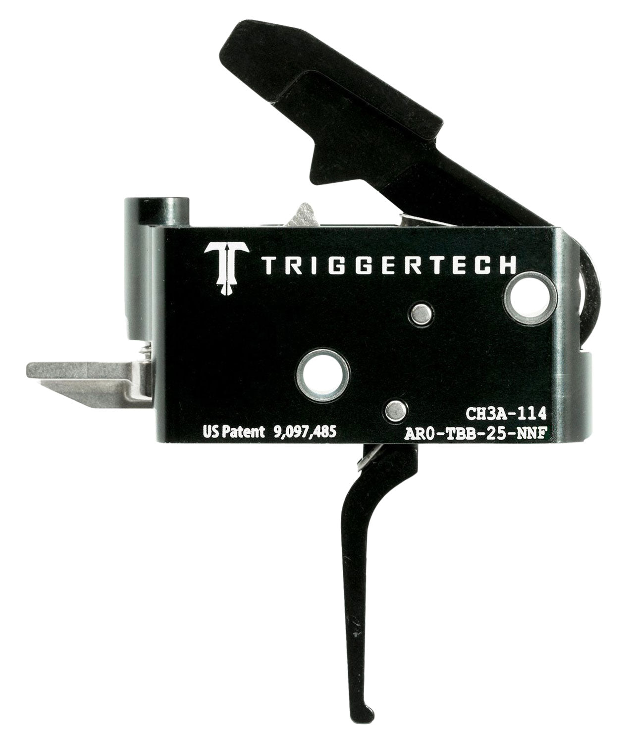 TriggerTech Adaptable Primary AR-15 Right-Hand Two-Stage Flat Trigger with 2.5-5 lb Draw Weight