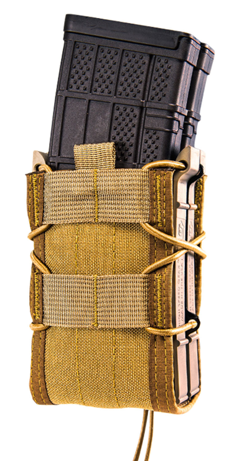 High Speed Gear TACO X2R 112R00CB Double Rifle Magazine Pouch MOLLE Coyote Brown Cordura Nylon