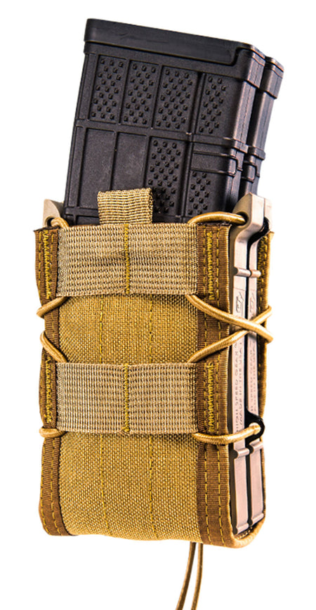High Speed Gear TACO X2R 112R00CB Double Rifle Magazine Pouch MOLLE Coyote Brown Cordura Nylon