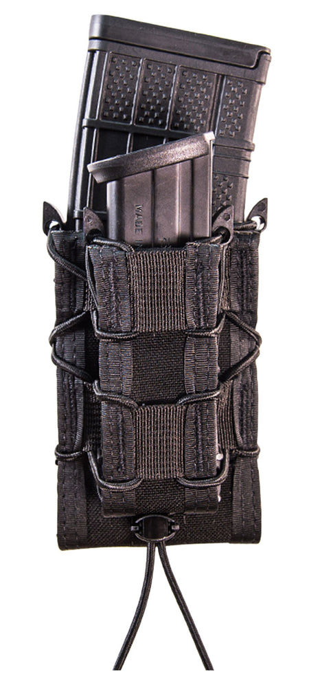 High Speed Gear TACO 11DD00BK Double Decker Mag Pouch MOLLE Black Nylon Rifle Pistol Unit