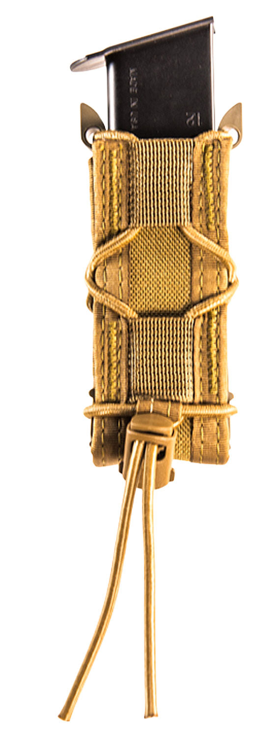 High Speed Gear TACO Pistol Mag Pouch Single Coyote Brown MOLLE Compatible 2" Belts