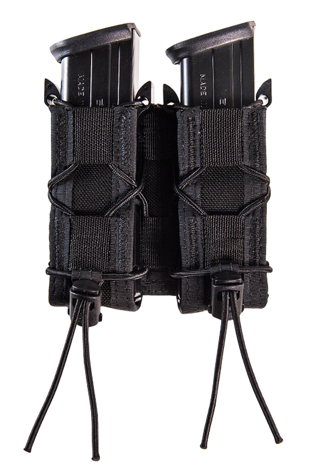 High Speed Gear TACO Pistol Mag Pouch Double Black Nylon MOLLE Compatible 2" Belts