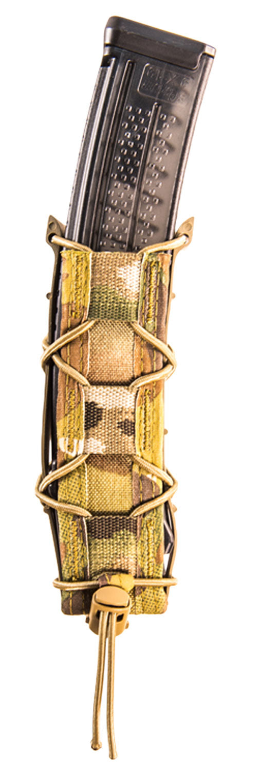 High Speed Gear Extended TACO Single Pistol Mag Pouch MultiCam Cordura Nylon Belt 2.25"