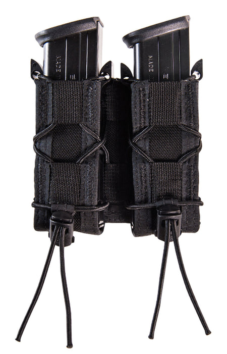 High Speed Gear TACO Pistol Mag Pouch Double Black Cordura Nylon ABM Belt