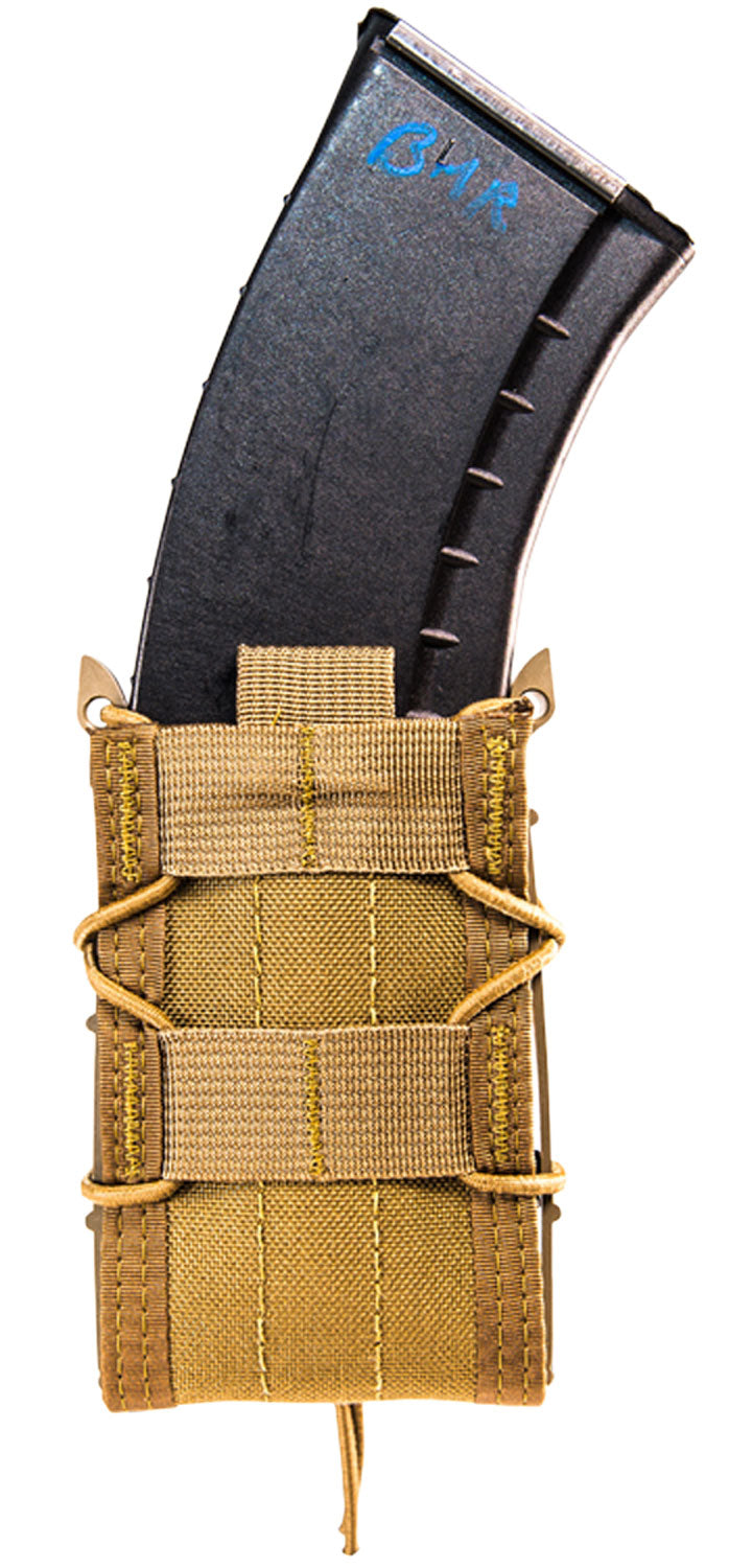HSGI TACO Single Rifle Magazine Pouch Coyote Brown Nylon ABM Belt Attachment