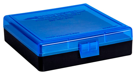 Berry's 69874 100rd Ammo Storage Box 9mm/380ACP Blue and Black Polypropylene