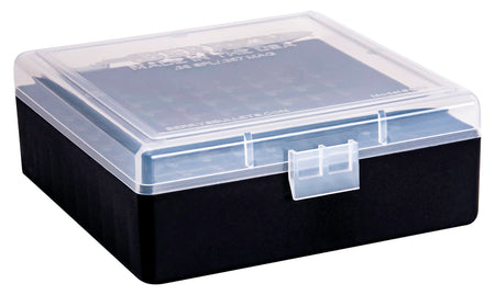 Berry's 15382 100rd Ammo Storage Box 38 Spl/357 Mag Clear and Black Plastic