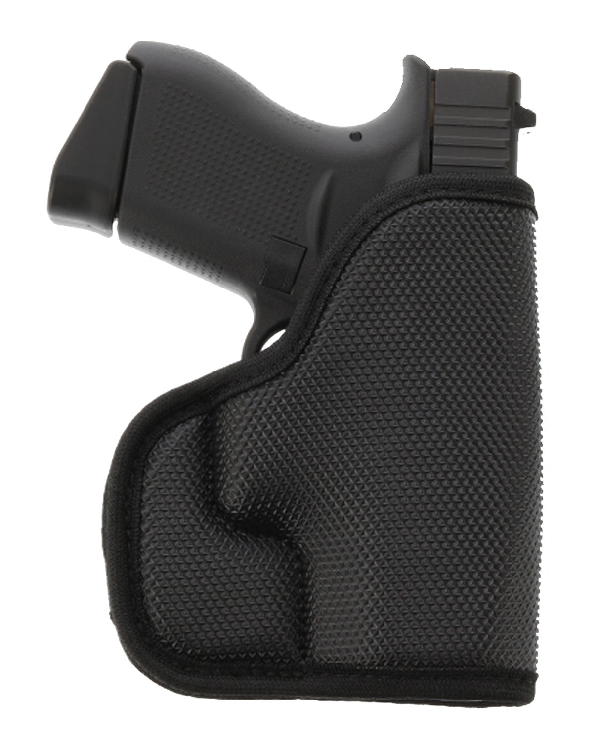 Galco StukOn-U SOU800B Black Gripper Shell Front Pocket Holster, Glock 43/Sig P365/Springfield Hellcat Ambidextrous