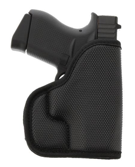 Galco StukOn-U SOU800B Black Gripper Shell Front Pocket Holster, Glock 43/Sig P365/Springfield Hellcat Ambidextrous