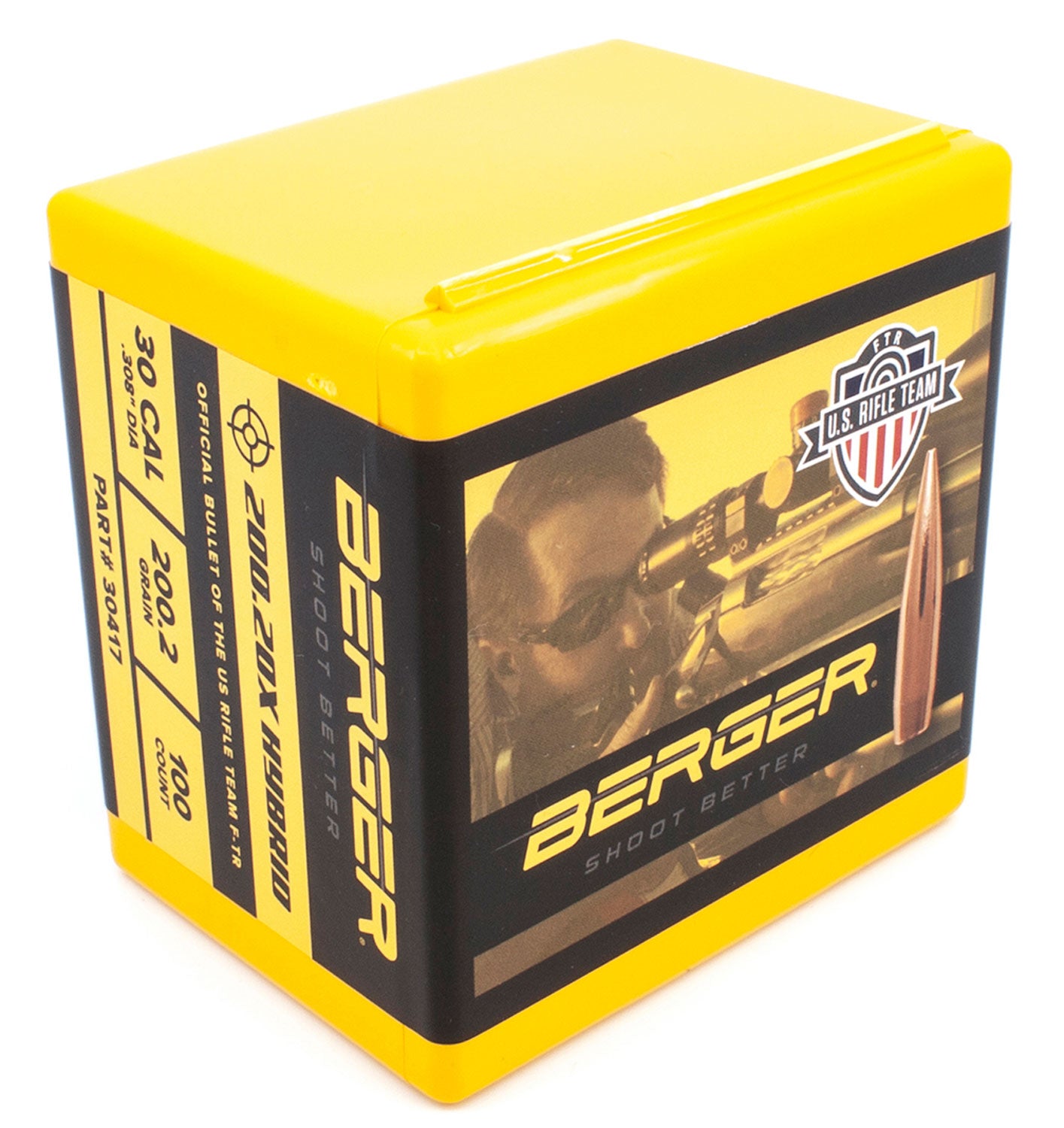 Berger Bullets Hybrid Target 30 Caliber 200.2 Grain Match Grade 100/Box