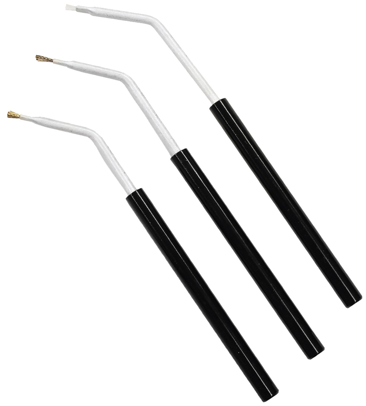 Birchwood Casey 3-Piece Angled Cleaning Brush Set Bronze Nylon Stainless
