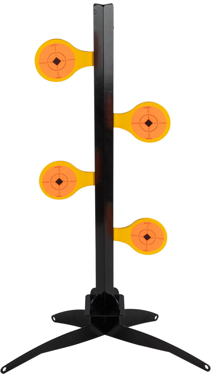 Birchwood Casey 47421 World of Targets 3.50" Rimfire Dueling Tree Steel Target Orange and Yellow