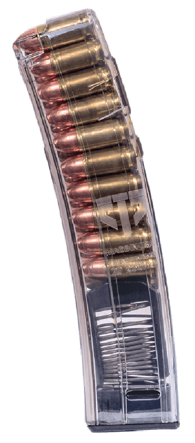 ETS Group HKMP520 9mm Luger 20 Round H&K MP5/SP5K Clear Detachable Magazine
