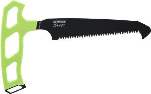 Schrade Isolate 5 Inch Large Bone Saw SK5 Steel Black/Green