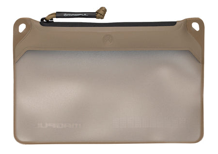 Magpul MAG994-245 DAKA Pouch Windowed Small FDE Water-Resistant YKK Zipper