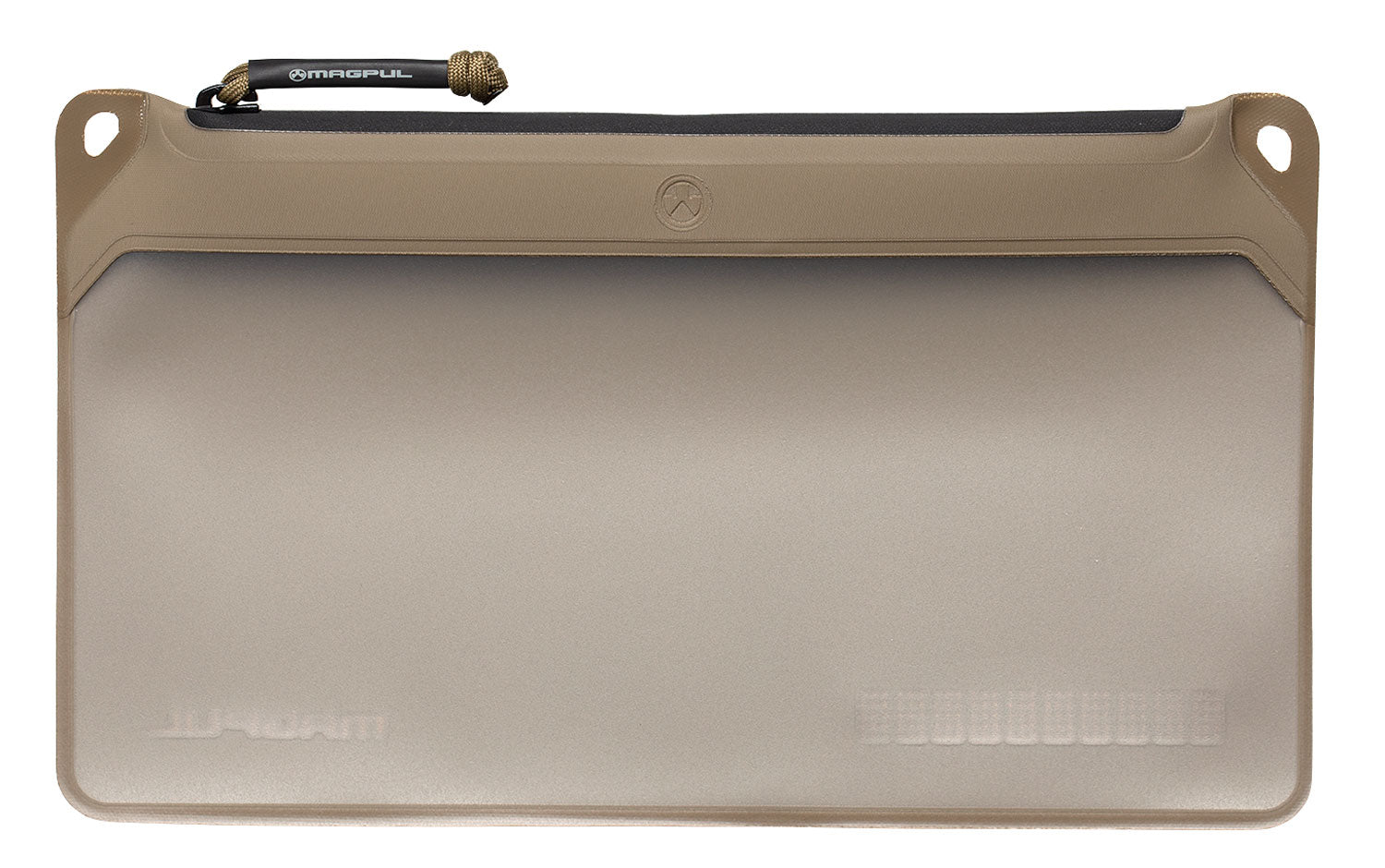 Magpul MAG995-245 DAKA Pouch Windowed Medium FDE Water-Resistant YKK Zipper 8.5" Opening