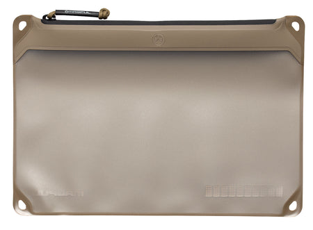 Magpul MAG996-245 DAKA Pouch Windowed Large FDE Water-Resistant YKK Zipper