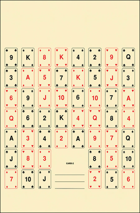 Action Target CARD2100 Playing Cards Entertainment Shooting Paper Target 22.50"x24" Multi-Color Box of 100