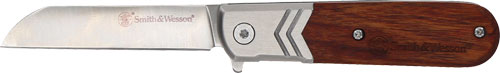 S&W Rosewood Handle Executive Barlow 2.75" Folder Pocket Knife