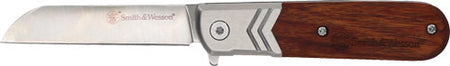 S&W Rosewood Handle Executive Barlow 2.75" Folder Pocket Knife