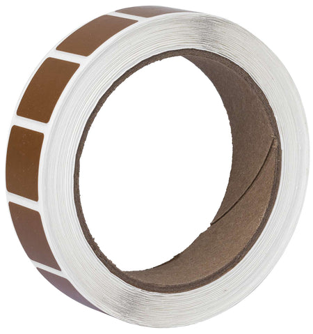 Action Target PASTBR Brown Adhesive Paper Target Repair Pasters 7/8" Roll of 1000