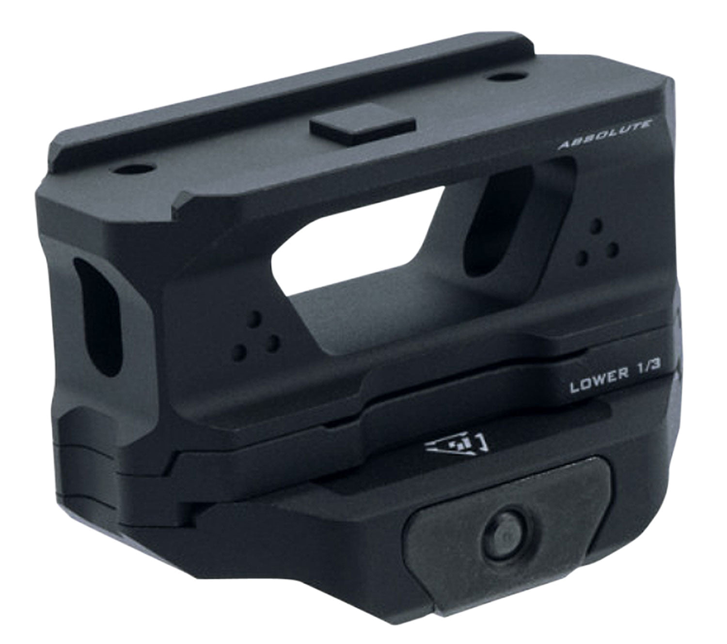 Strike Industries T1RISERBK T1 Compatible Low Profile Riser Mount Black Anodized