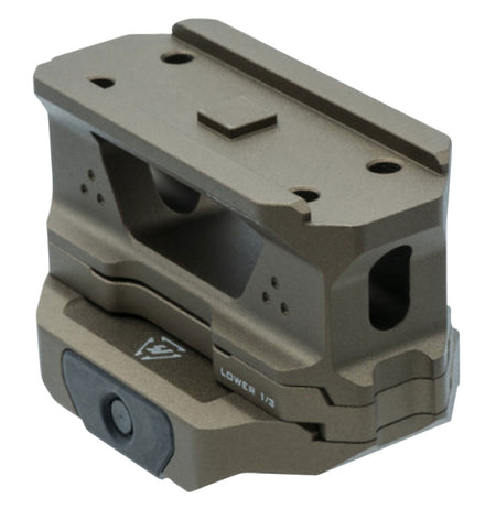 Strike Industries T1RISERFDE T1 Compatible Low Profile Riser Mount Flat Dark Earth Anodized