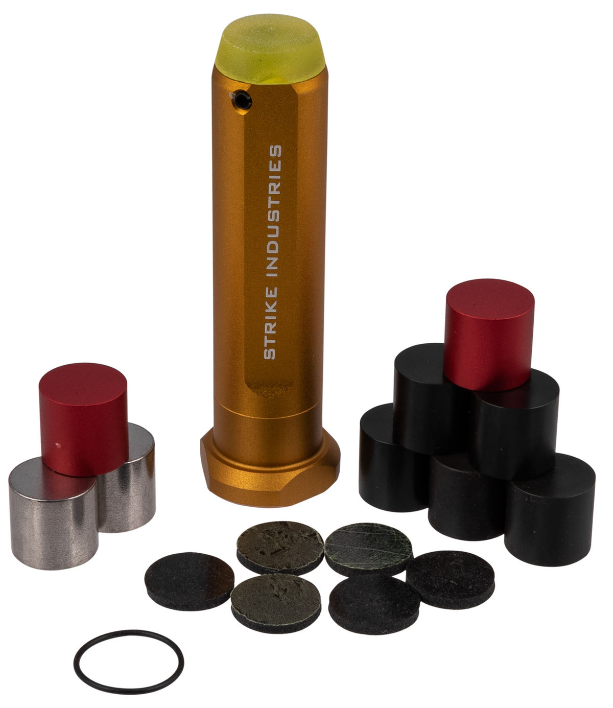 Strike Industries Optimus WB AR Platform Buffer Bronze with Tungsten and Steel Weights
