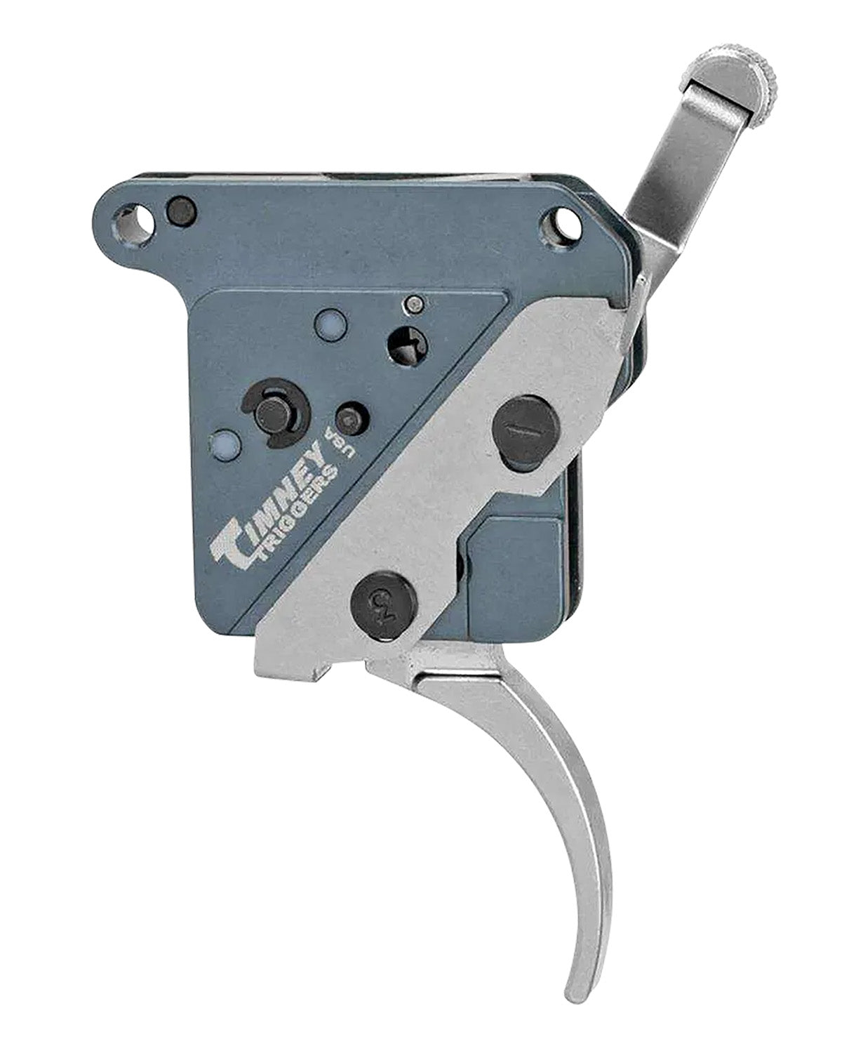 Timney THEHIT16 Hit Series Drop-In Curved Trigger 8 oz Nickel for Remington 700 Right