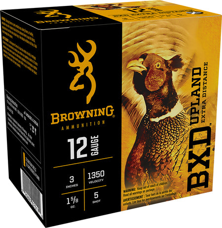 Browning B193511235 BXD Upland 12 Gauge 3" 1-5/8oz 5 Shot 1350 fps 020892023178
