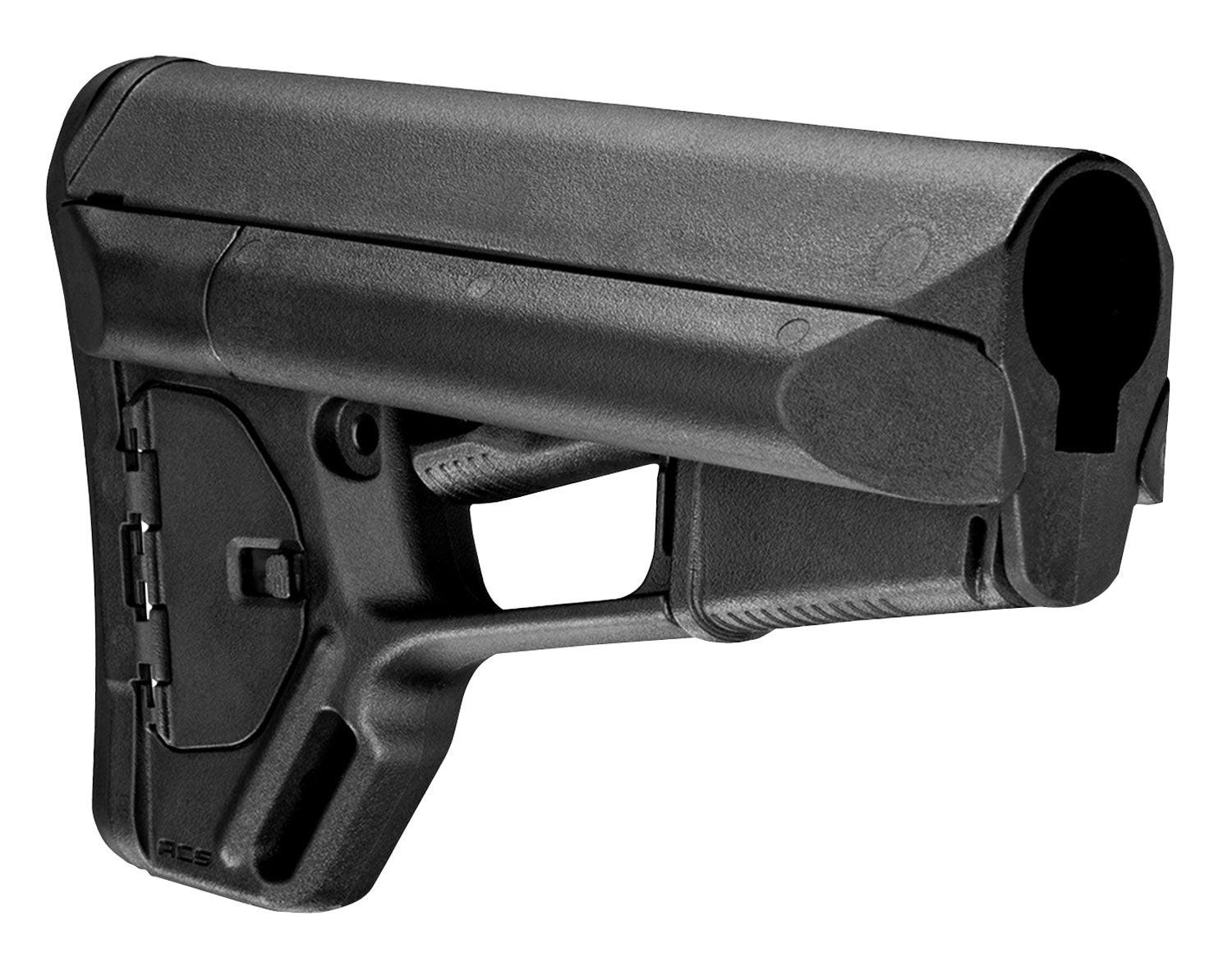 Magpul MAG370-BLK Black Synthetic ACS Mil-Spec Carbine Stock Dual Battery Tubes for AR-15 M16 M4