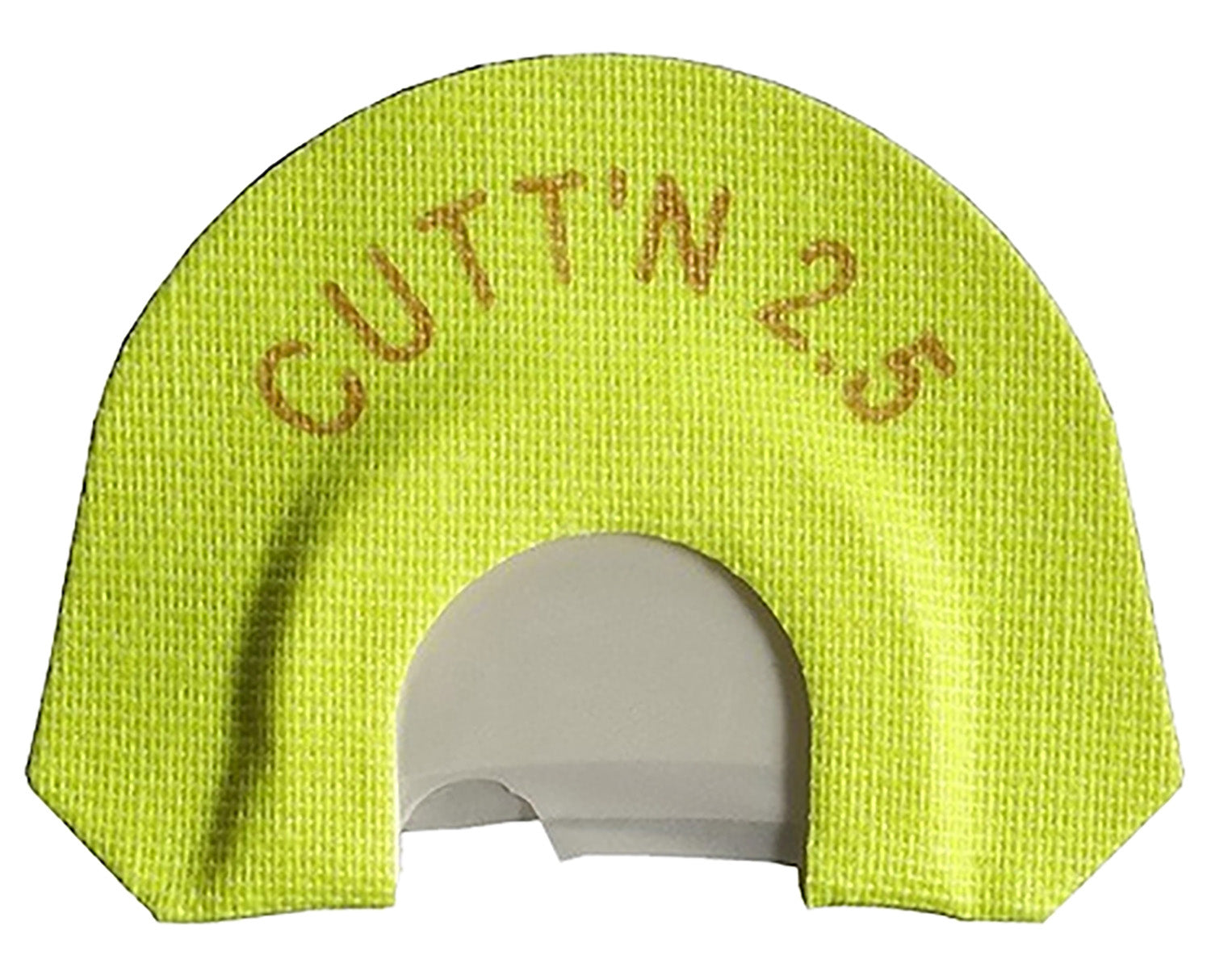 HS Strut 05904 Cuttn 2.5 Diaphragm Turkey Call Double Reed Small Mouth Yellow