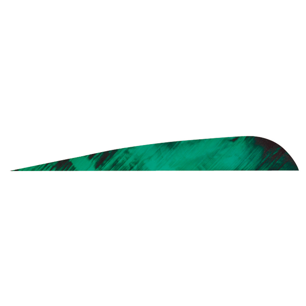 Gateway 4 in. Tre-Green TreBark Parabolic Feathers Right Wing Pack of 100