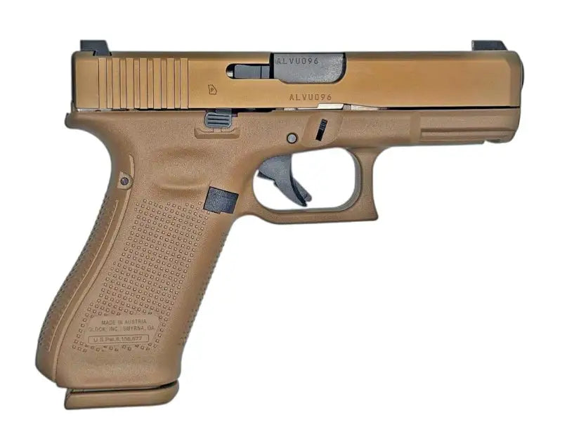 GLOCK 19X V 9MM PISTOL 4" FDE GNS 1-17RD 2-19RD MAGS