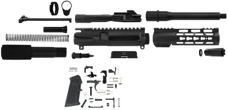 TacFire AR Pistol Build Kit 9mm Luger SSPK9MMLPK7K KeyMod 7.5" Barrel Black