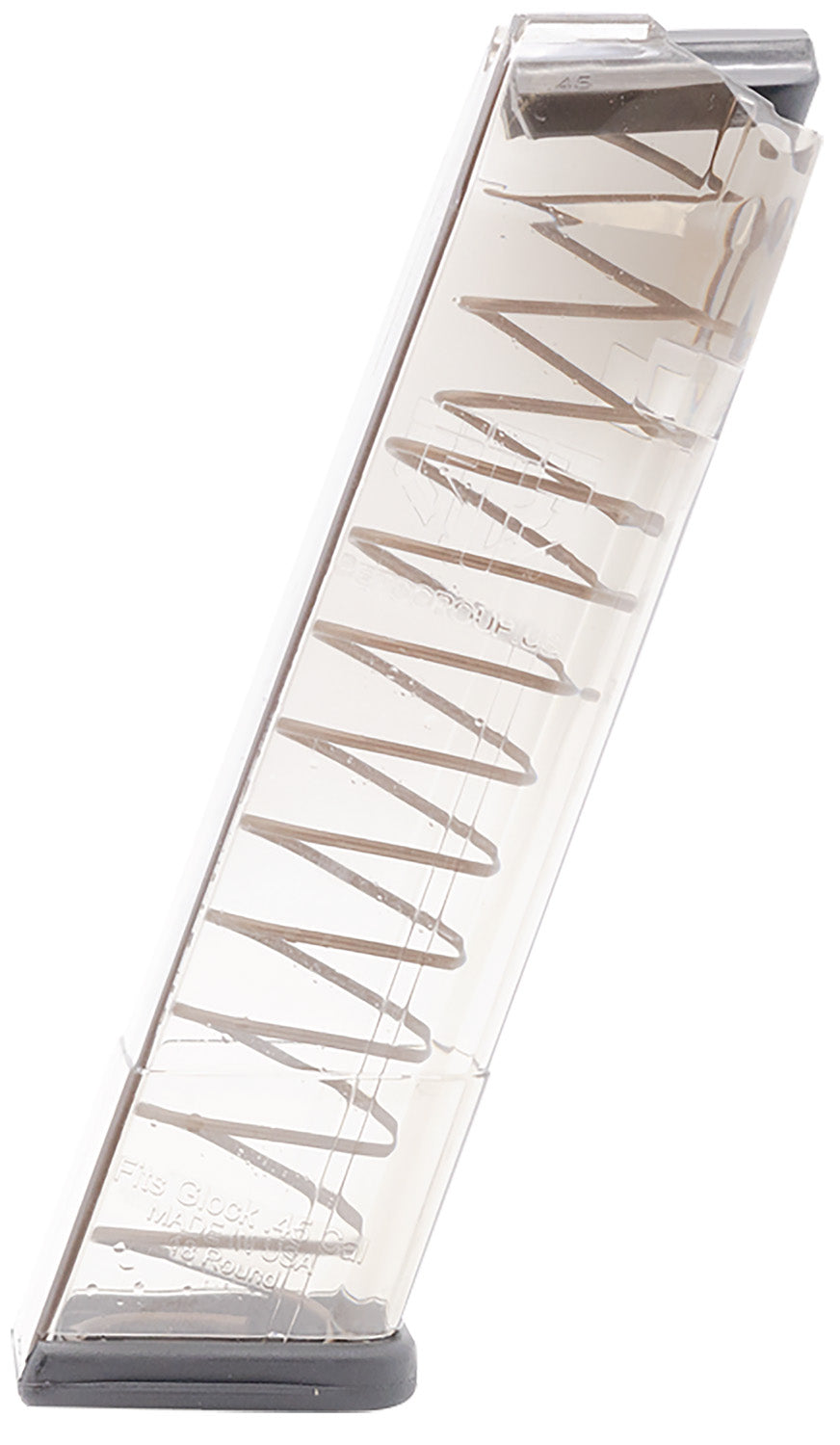 ETS Group GLK2118 .45 ACP 18 Round Glock 21/30/41 Clear Polymer Magazine