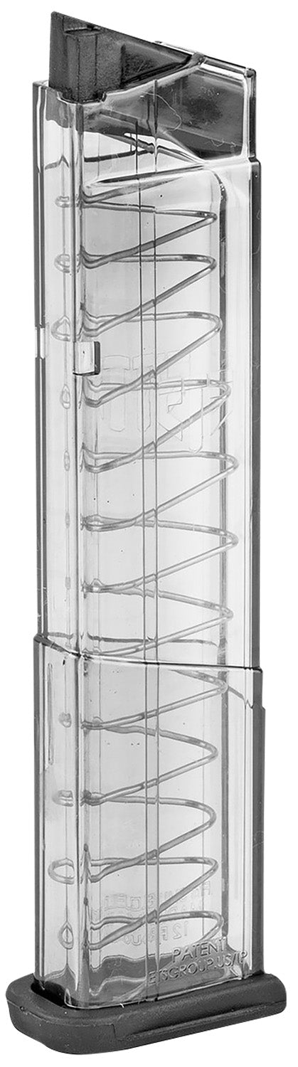 ETS SW9SHD12 S&W M&P Shield 9mm 12rd Clear Detachable Pistol Magazine