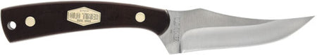 Old Timer Sharpfinger 4" Stainless Fixed Blade Hunting Knife with Delrin Handle and Sheath