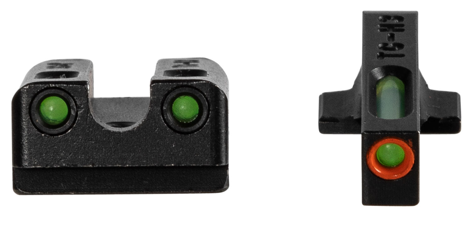 TruGlo TG13SG4PC TFX Pro Day/Night Sight Set Orange Outline Front & Green Tritium Fiber Optic Rear Sight