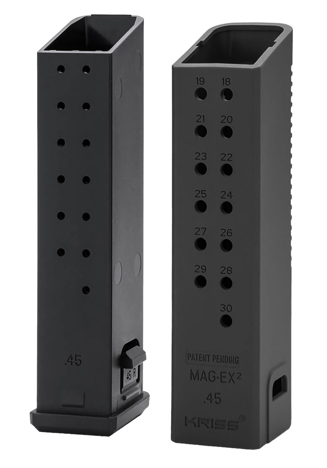 Kriss Mag-Ex2 .45 ACP 30-Round Extension Kit for Glock 21 Black Polymer