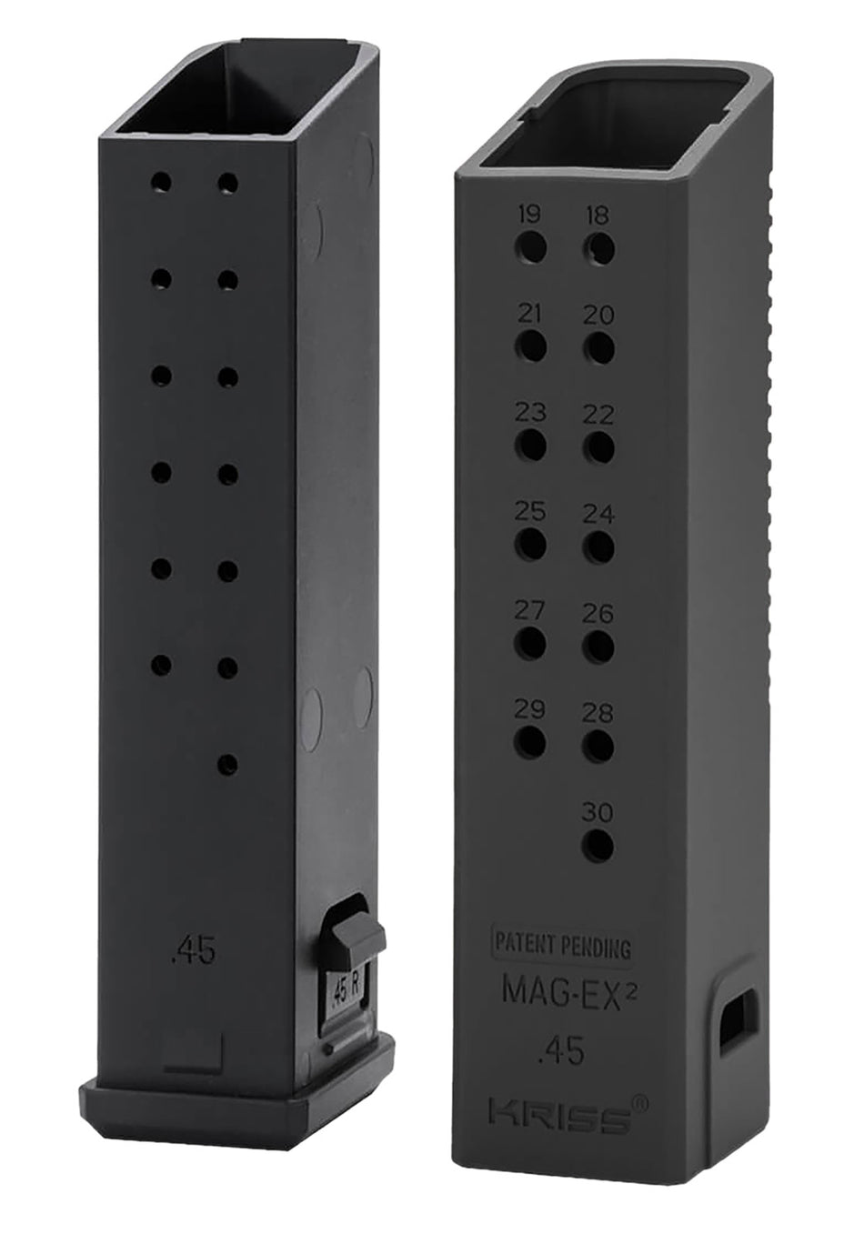 Kriss Mag-Ex2 .45 ACP 30-Round Extension Kit for Glock 21 Black Polymer