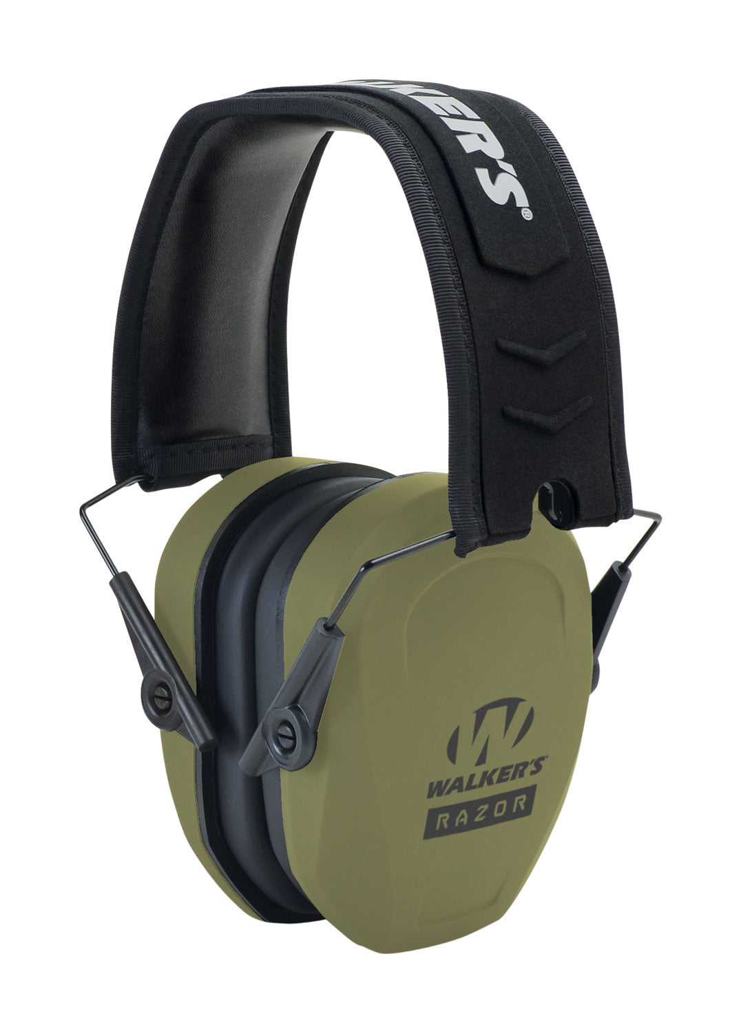 Walker's Razor Slim Passive Hearing Protection Muff 27 dB OD Green Black