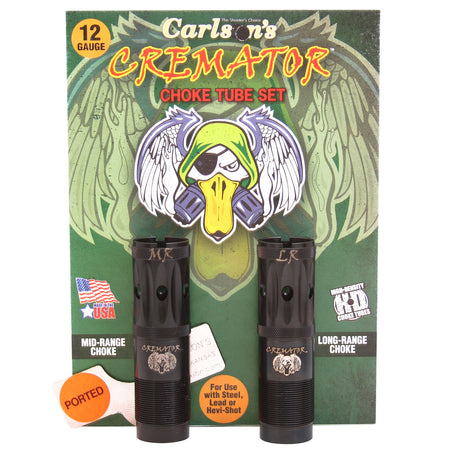 Carlson's 11542 Cremator Choke Tube Winchester 12GA Mid/Long Range Ported Stainless